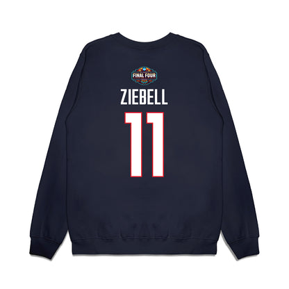 UConn - NCAA Women's Basketball : Allie Ziebell - Final Four NCAA® March Madness® 2026 Premium Crewneck Sweatshirt-1