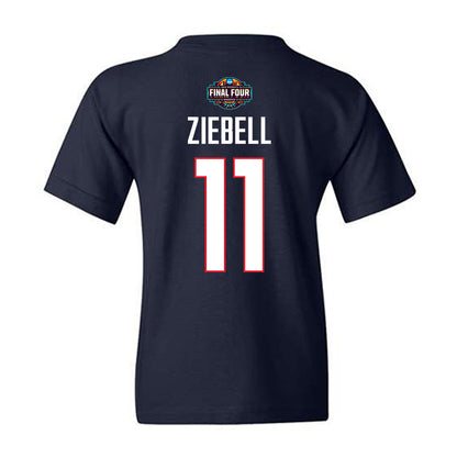 UConn - NCAA Women's Basketball : Allie Ziebell - Final Four NCAA® March Madness® 2026 Youth T-Shirt-1