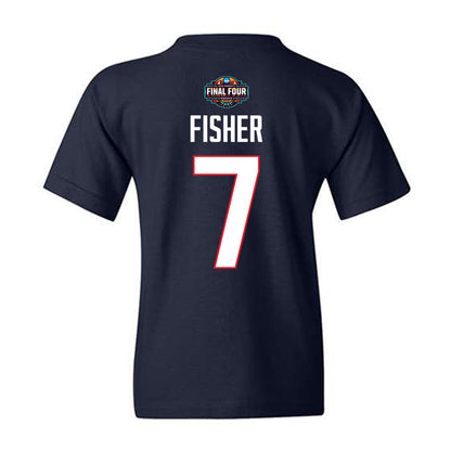 UConn - NCAA Women's Basketball : Kelis Fisher - Final Four NCAA® March Madness® 2026 Youth T-Shirt-1