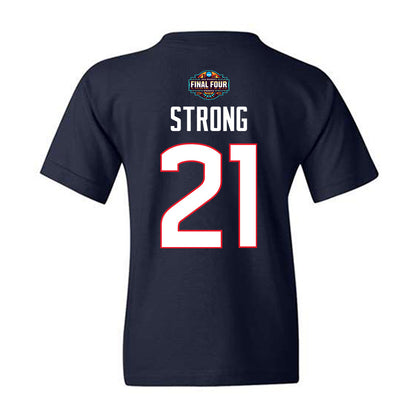 UConn - NCAA Women's Basketball : Sarah Strong - Final Four NCAA® March Madness® 2026 Youth T-Shirt-1