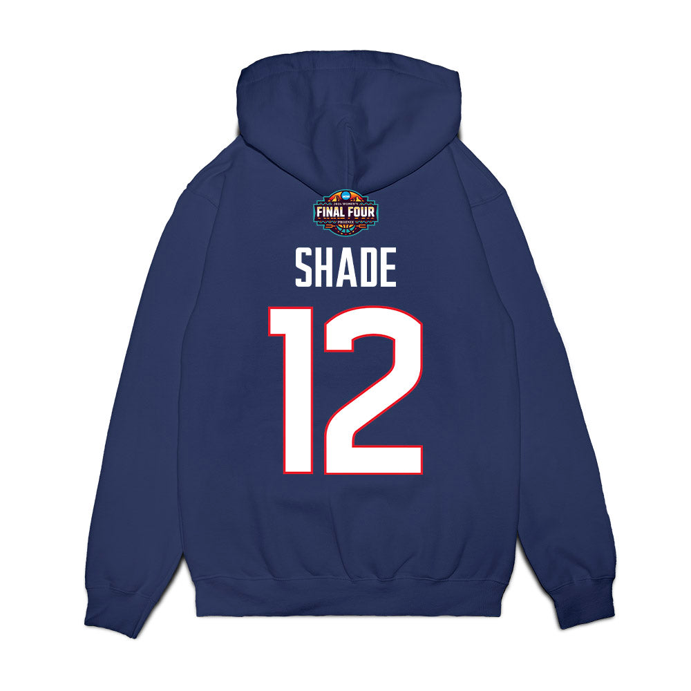 UConn - NCAA Women's Basketball : Ashlynn Shade - Final Four NCAA® March Madness® 2026 Fleece Hooded Sweatshirt-1