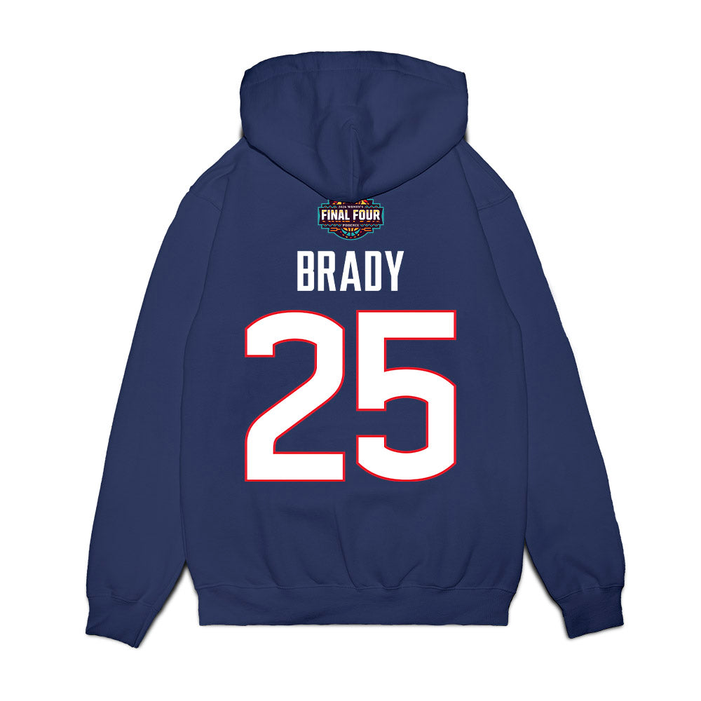UConn - NCAA Women's Basketball : Ice Brady - Final Four NCAA® March Madness® 2026 Fleece Hooded Sweatshirt-1