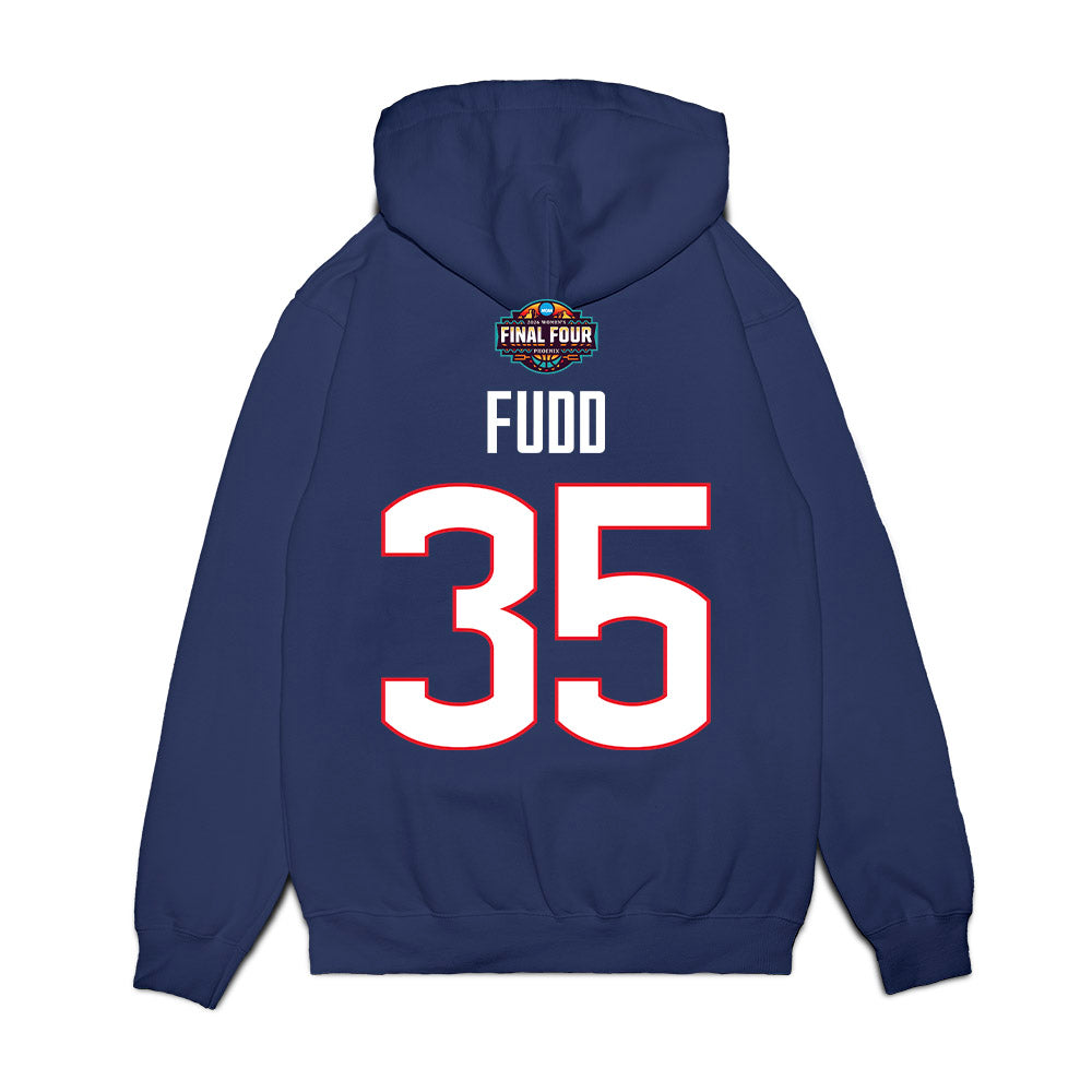 UConn - NCAA Women's Basketball : Azzi Fudd - Final Four NCAA® March Madness® 2026 Fleece Hooded Sweatshirt-1