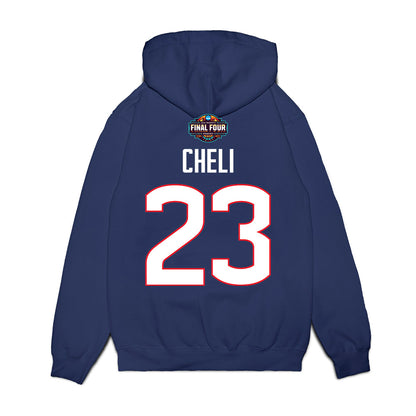 UConn - NCAA Women's Basketball : Morgan Cheli - Final Four NCAA® March Madness® 2026 Fleece Hooded Sweatshirt-1