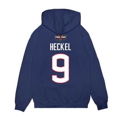 UConn - NCAA Women's Basketball : Kayleigh Heckel - Final Four NCAA® March Madness® 2026 Fleece Hooded Sweatshirt-1