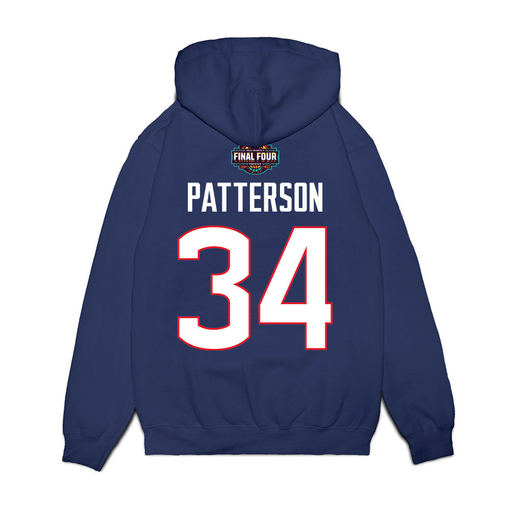 UConn - NCAA Women's Basketball : Ayanna Patterson - Final Four NCAA® March Madness® 2026 Fleece Hooded Sweatshirt-1