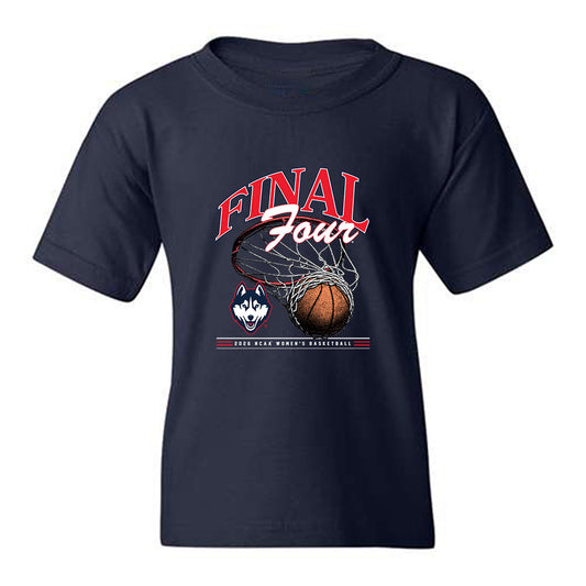 UConn - NCAA Women's Basketball : Blanca Quiñonez - Final Four NCAA® March Madness® 2026 Youth T-Shirt-0