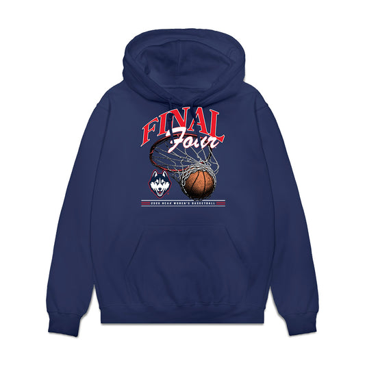 UConn - NCAA Women's Basketball : Ice Brady - Final Four NCAA® March Madness® 2026 Fleece Hooded Sweatshirt-0