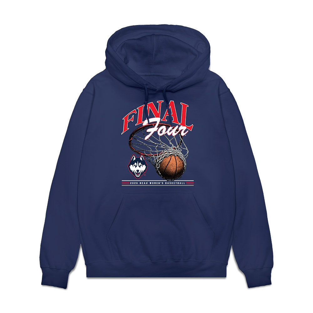 UConn - NCAA Women's Basketball : Sarah Strong - Final Four NCAA® March Madness® 2026 Fleece Hooded Sweatshirt-0