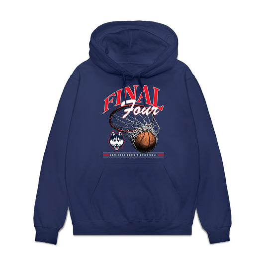 UConn - NCAA Women's Basketball : Allie Ziebell - Final Four NCAA® March Madness® 2026 Fleece Hooded Sweatshirt-0