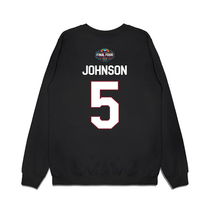 South Carolina - NCAA Women's Basketball : Tessa Johnson - Final Four NCAA® March Madness® 2026 Premium Crewneck Sweatshirt-1
