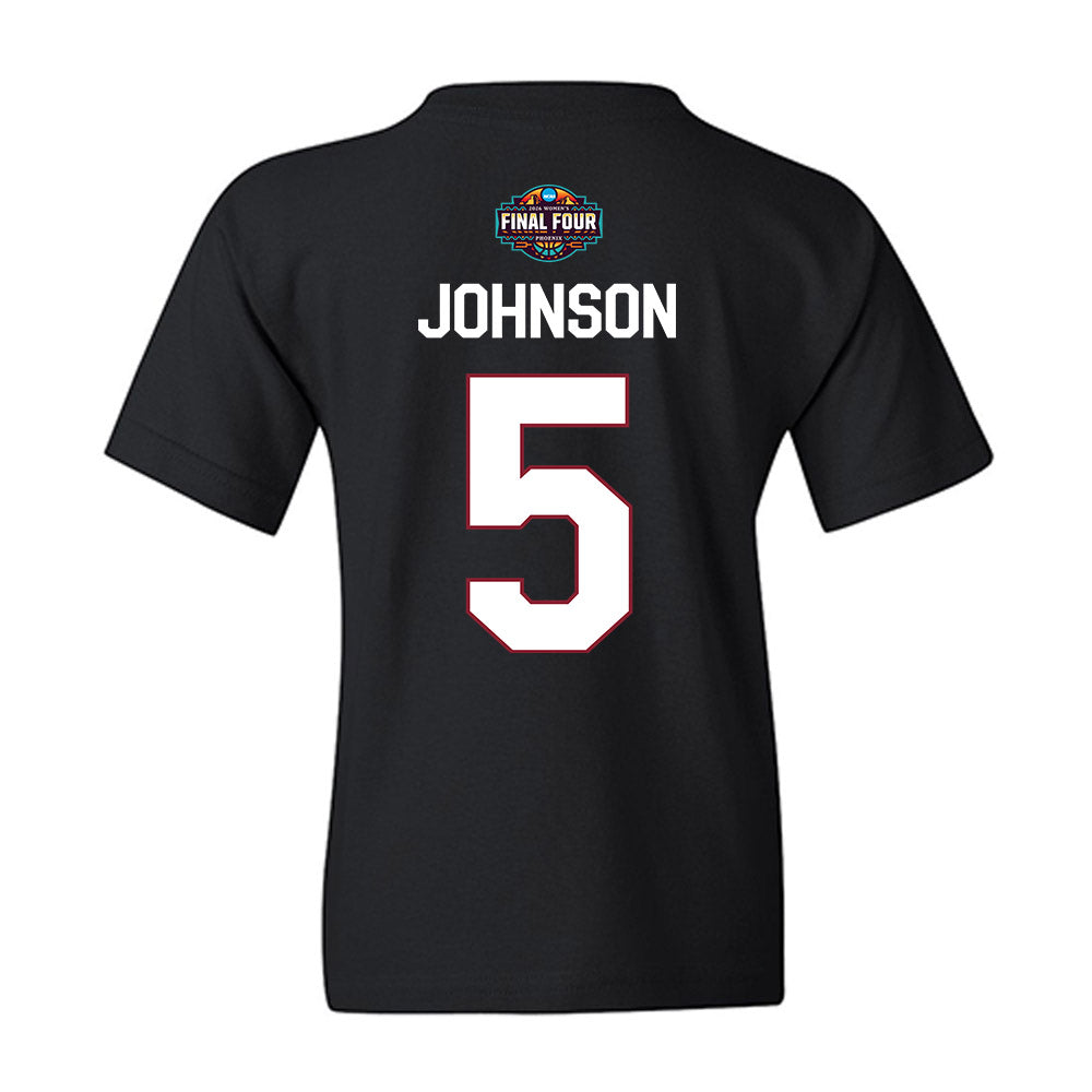 South Carolina - NCAA Women's Basketball : Tessa Johnson - Final Four NCAA® March Madness® 2026 Youth T-Shirt-1