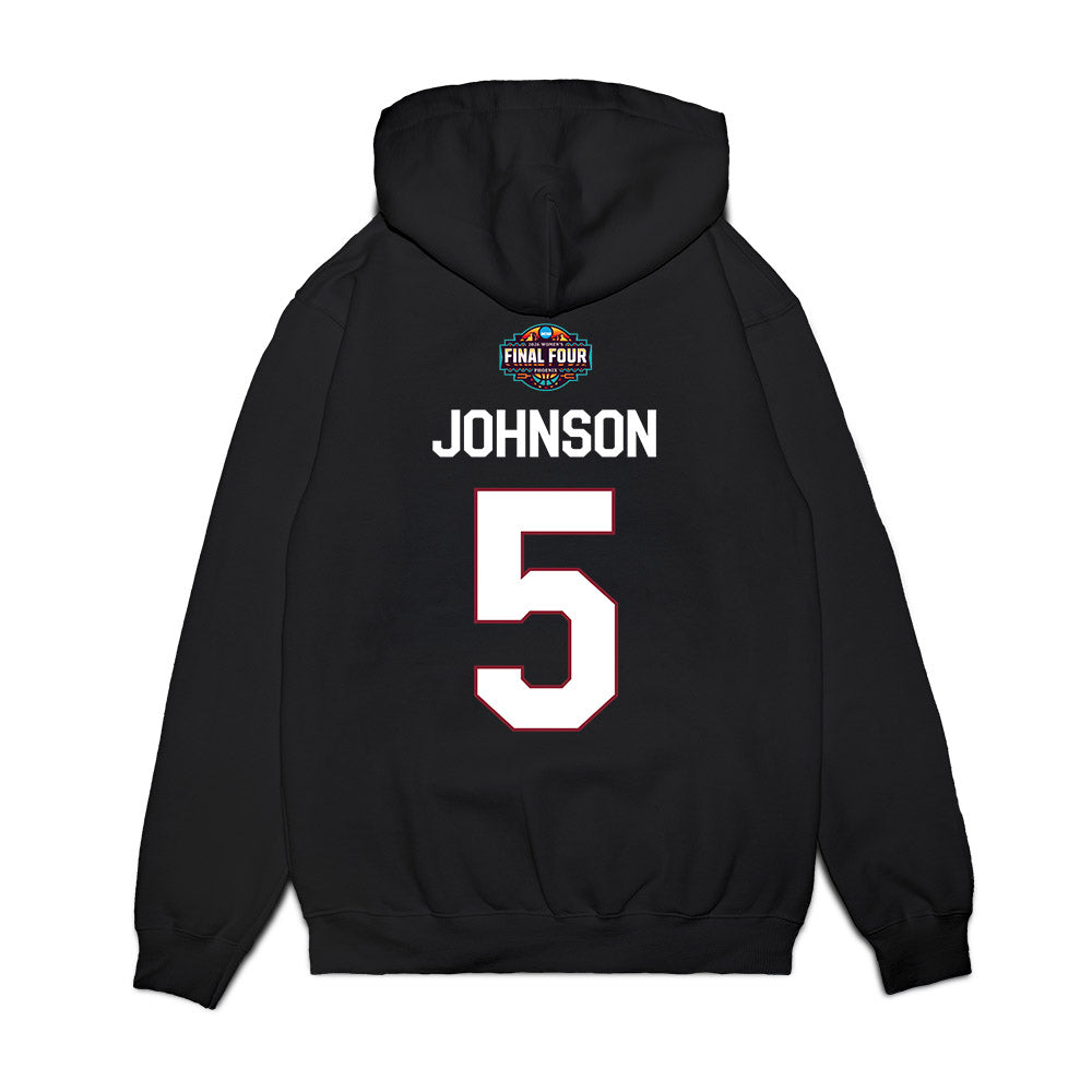 South Carolina - NCAA Women's Basketball : Tessa Johnson - Final Four NCAA® March Madness® 2026 Premium Hooded Sweatshirt-1