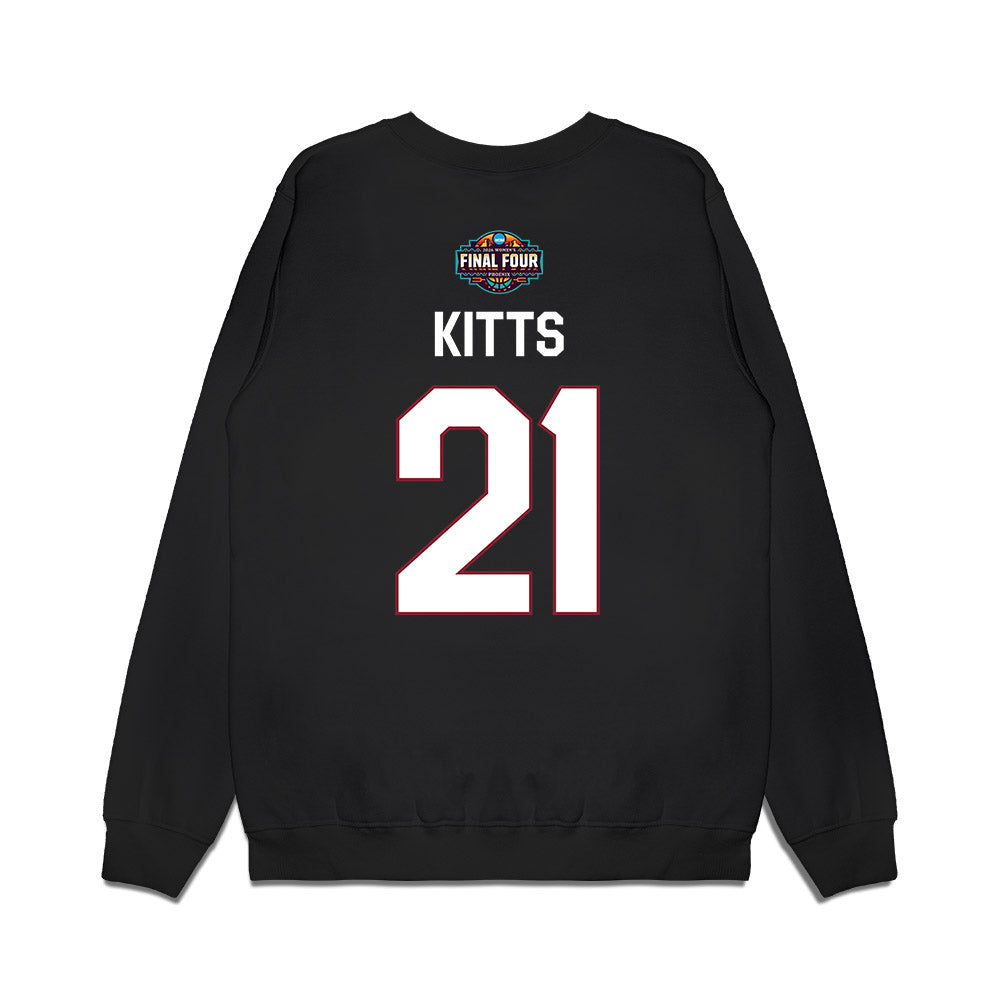 South Carolina - NCAA Women's Basketball : Chloe Kitts - Final Four NCAA® March Madness® 2026 Premium Crewneck Sweatshirt-1