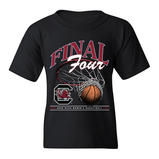 South Carolina - NCAA Women's Basketball : Agot Makeer - Final Four NCAA® March Madness® 2026 Youth T-Shirt-0