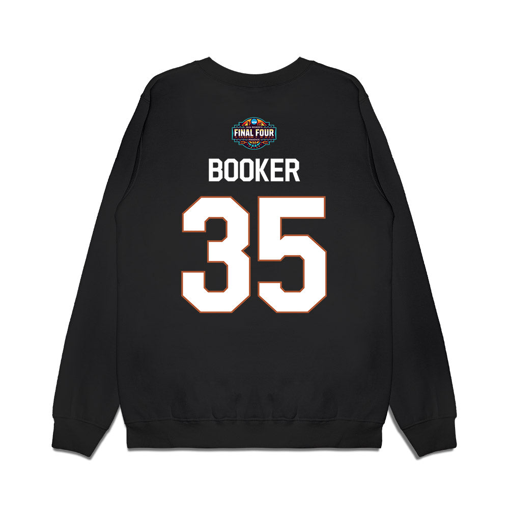 Texas - NCAA Women's Basketball : Madison Booker - Final Four NCAA® March Madness® 2026 Premium Crewneck Sweatshirt-1