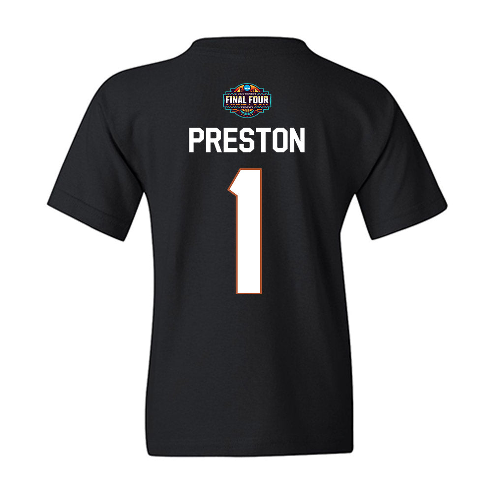 Texas - NCAA Women's Basketball : Bryanna Preston - Final Four NCAA® March Madness® 2026 Youth T-Shirt-1