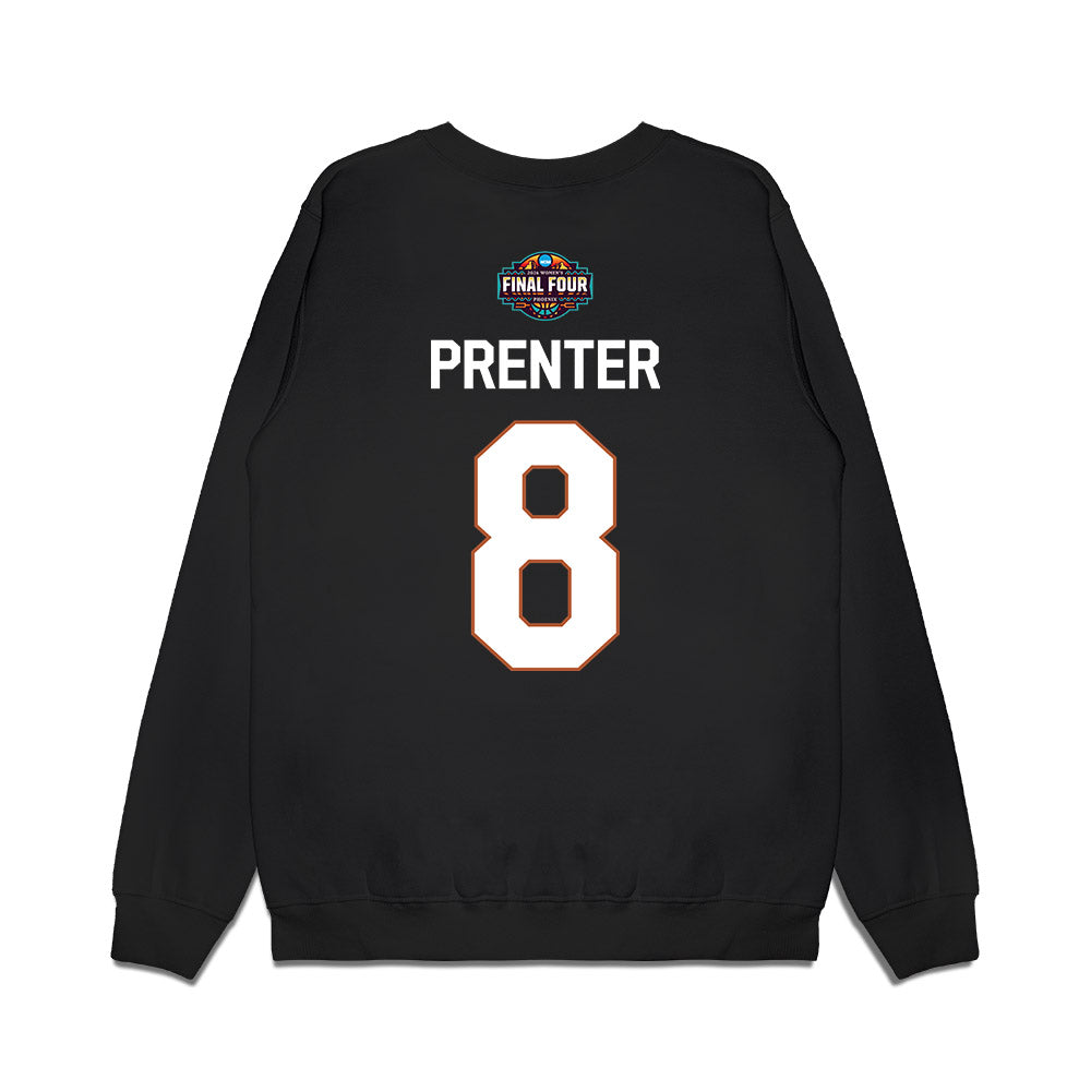 Texas - NCAA Women's Basketball : Grace Prenter - Final Four NCAA® March Madness® 2026 Premium Crewneck Sweatshirt-1