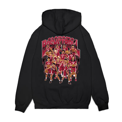 Alabama - NCAA Men's Basketball : - Team Collage Premium Hooded Sweatshirt-1