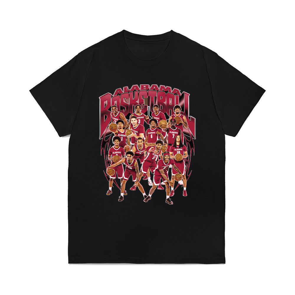 Alabama - NCAA Men's Basketball : - Team Collage Comfort Colors T-Shirt-0