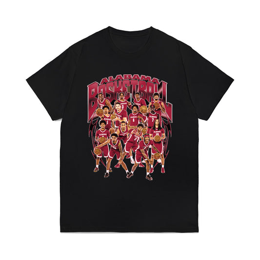 Alabama - NCAA Men's Basketball : - Team Collage Comfort Colors T-Shirt-0