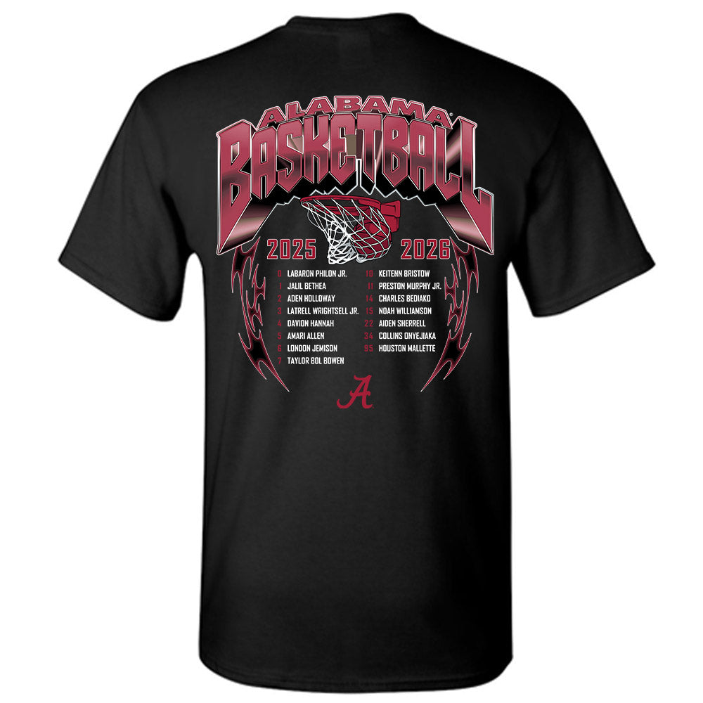 Alabama - NCAA Men's Basketball : - Roster List T-Shirt-1