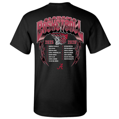 Alabama - NCAA Men's Basketball : - Roster List T-Shirt-1