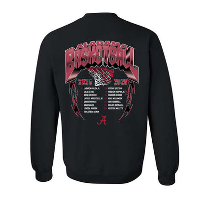 Alabama - NCAA Men's Basketball : - Roster List Crewneck Sweatshirt-1