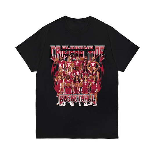 Alabama - NCAA Women's Basketball : - Team Collage Comfort Colors T-Shirt-0