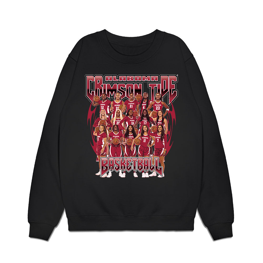 Alabama - NCAA Women's Basketball : - Team Collage Premium Crewneck Sweatshirt-0