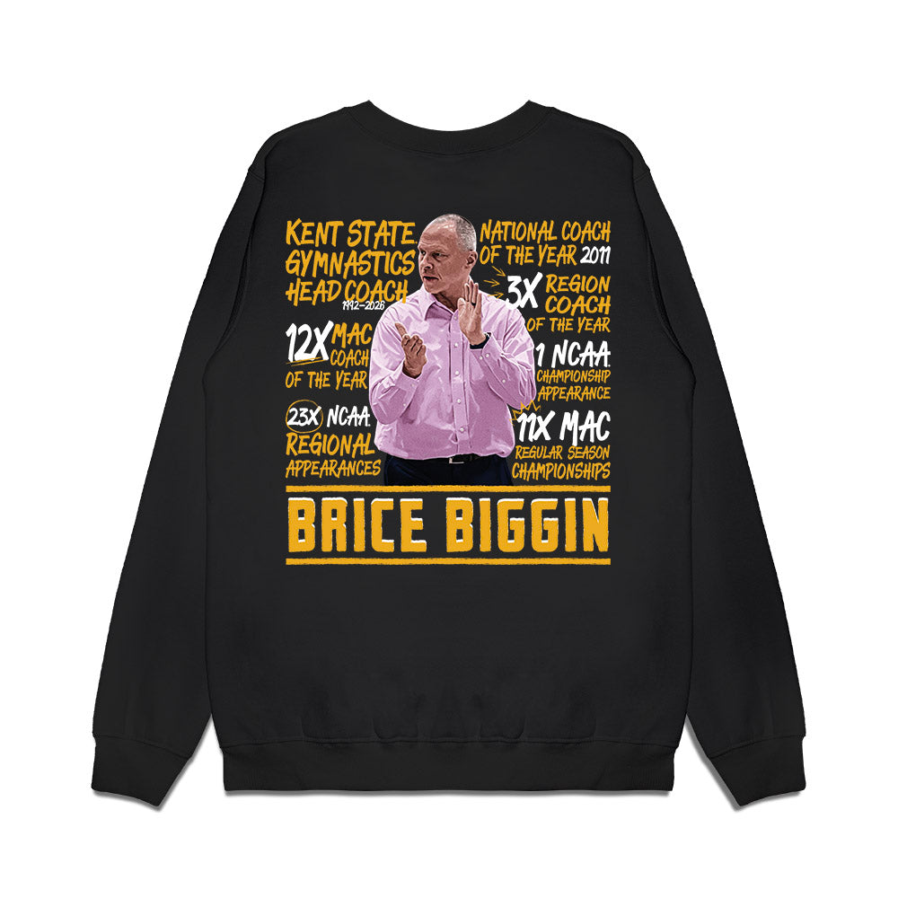 Kent State - NCAA Women's Gymnastics : Brice Biggin - Graphic v2 Premium Crewneck Sweatshirt-1