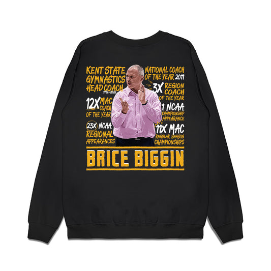 Kent State - NCAA Women's Gymnastics : Brice Biggin - Graphic v2 Premium Crewneck Sweatshirt-1