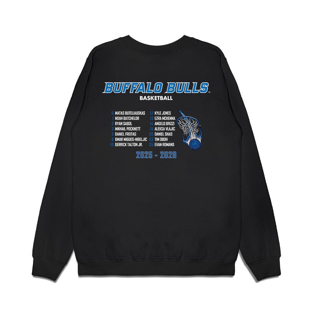 Buffalo - NCAA Men's Basketball : - Premium Crewneck Sweatshirt-1