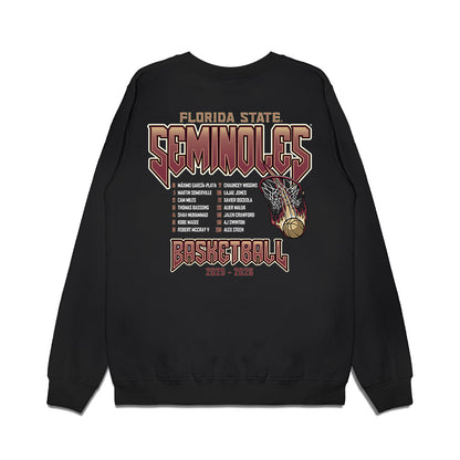 FSU - NCAA Men's Basketball : - Roster Premium Crewneck Sweatshirt-1