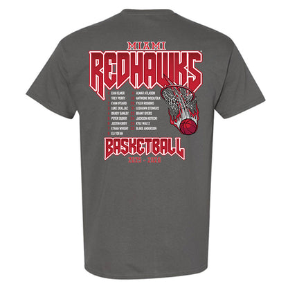 Miami - NCAA Men's Basketball : - Roster List T-Shirt-1