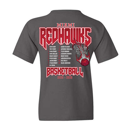 Miami - NCAA Men's Basketball : - Roster List Youth T-Shirt-1
