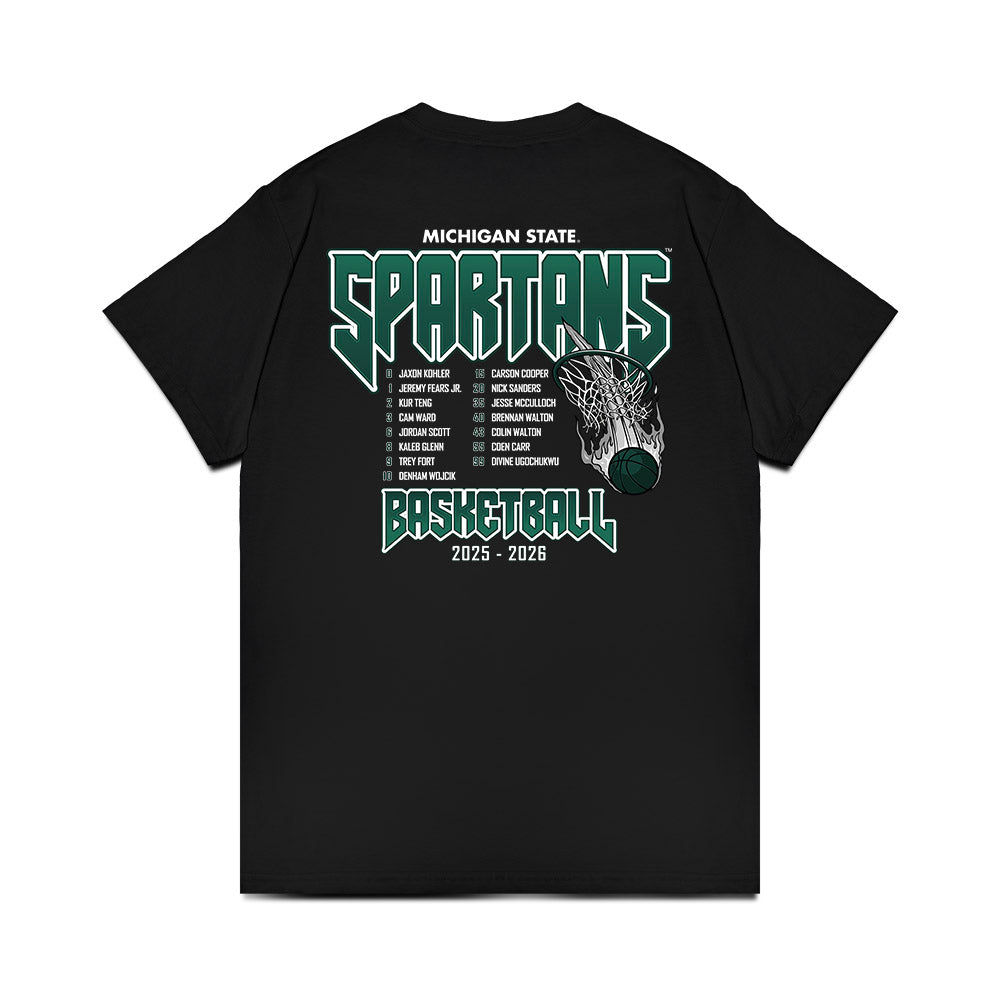 Michigan State - NCAA Men's Basketball : - Comfort Colors T-Shirt-1