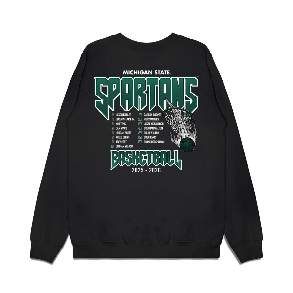 Michigan State - NCAA Men's Basketball : - Premium Crewneck Sweatshirt-1