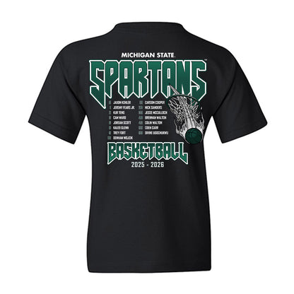 Michigan State - NCAA Men's Basketball : - Youth T-Shirt-1