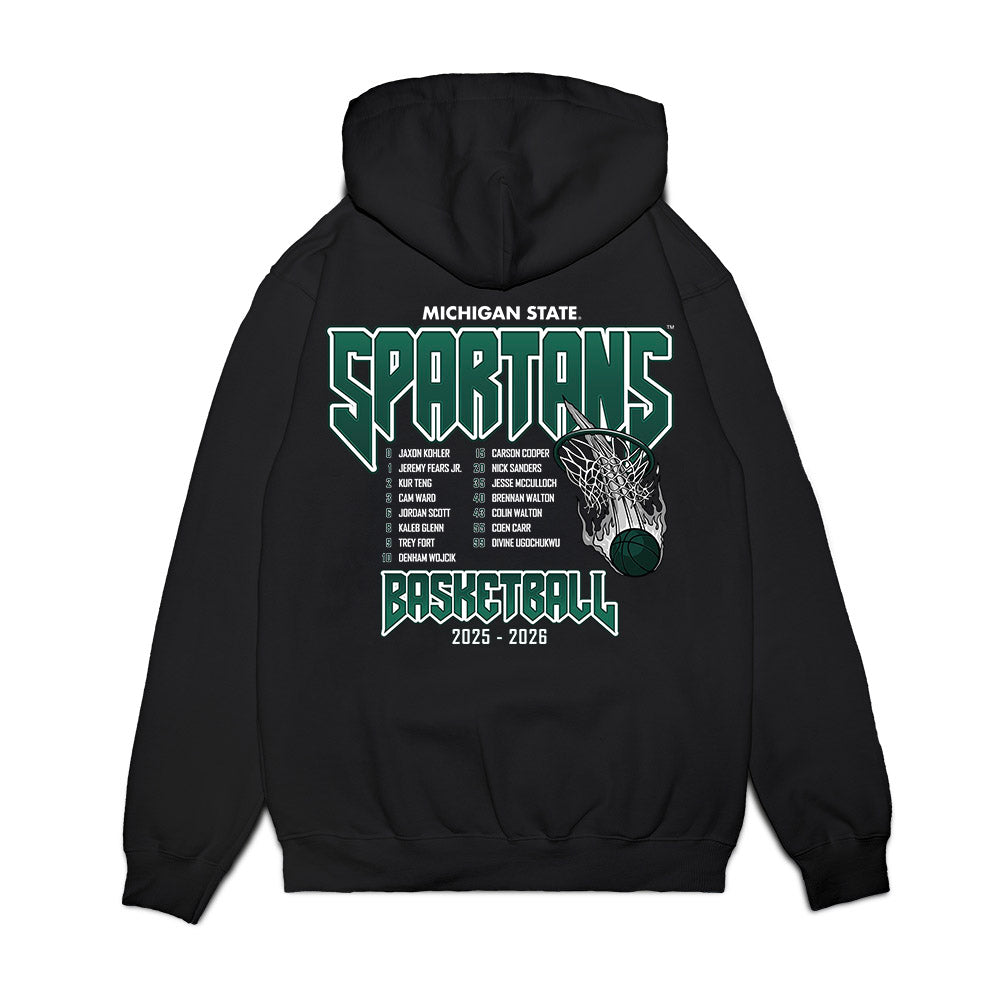 Michigan State - NCAA Men's Basketball : - Premium Hooded Sweatshirt-1