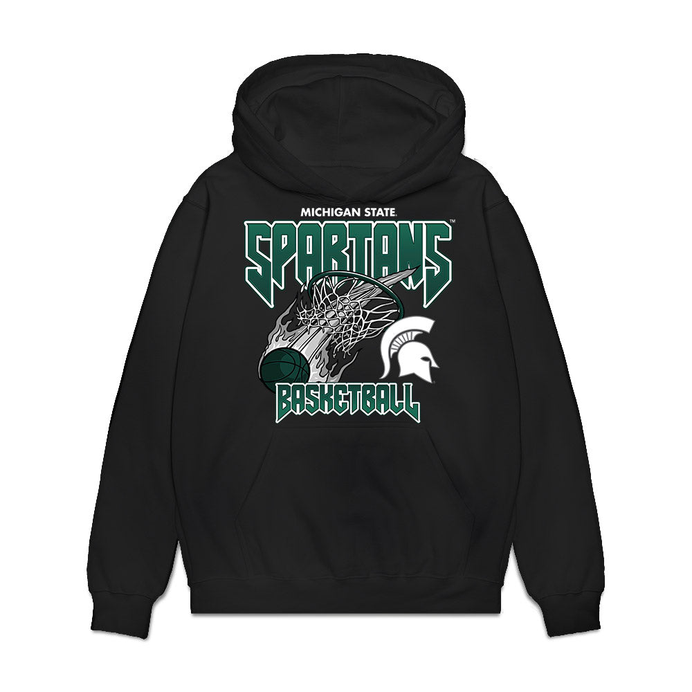 Michigan State - NCAA Men's Basketball : - Premium Hooded Sweatshirt-0