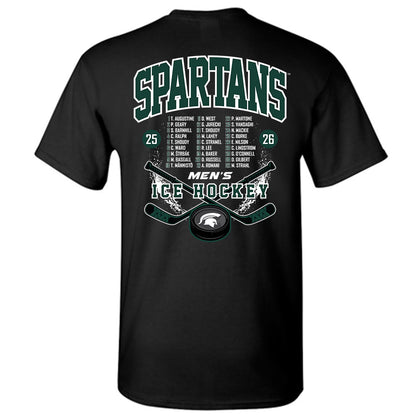 Michigan State - NCAA Men's Ice Hockey : - Roster List T-Shirt-1