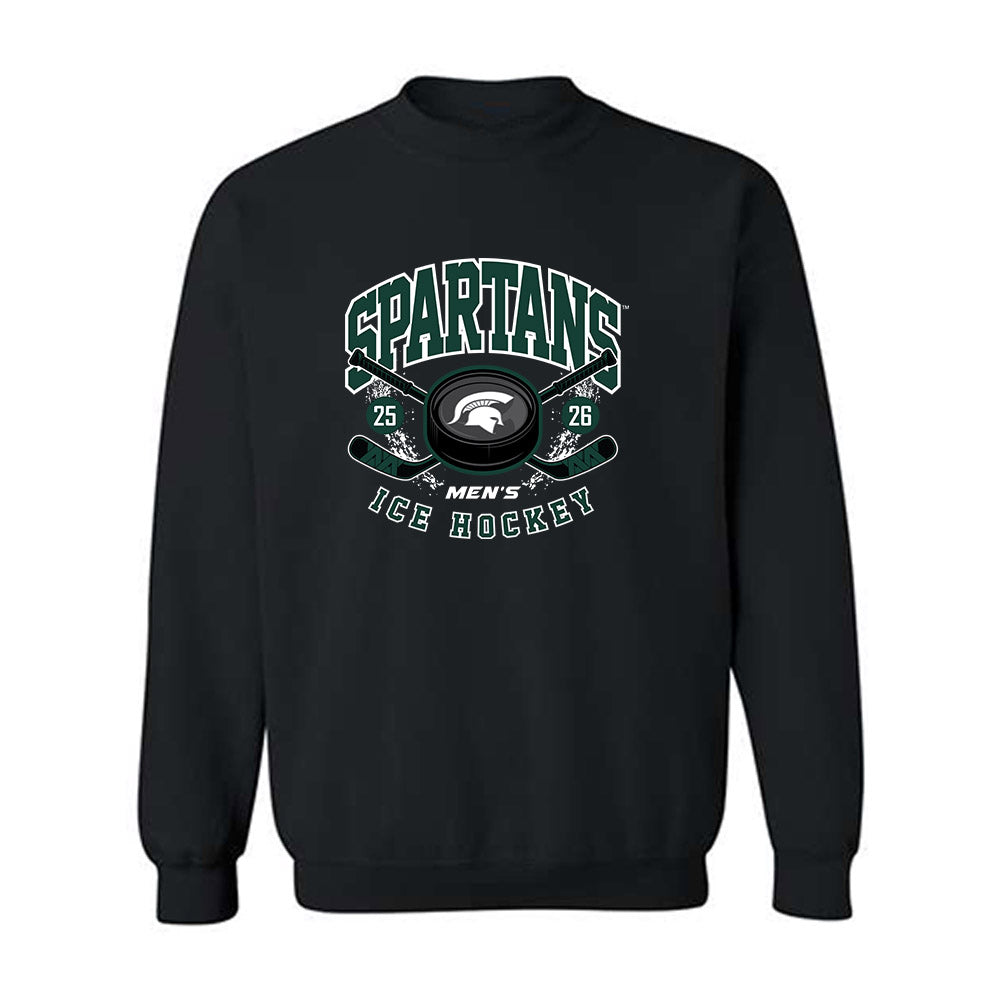 Michigan State - NCAA Men's Ice Hockey : - Roster List Crewneck Sweatshirt-0
