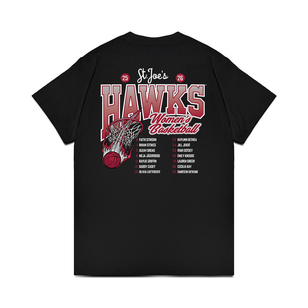 St. Joe's - NCAA Women's Basketball : - Comfort Colors T-Shirt-1