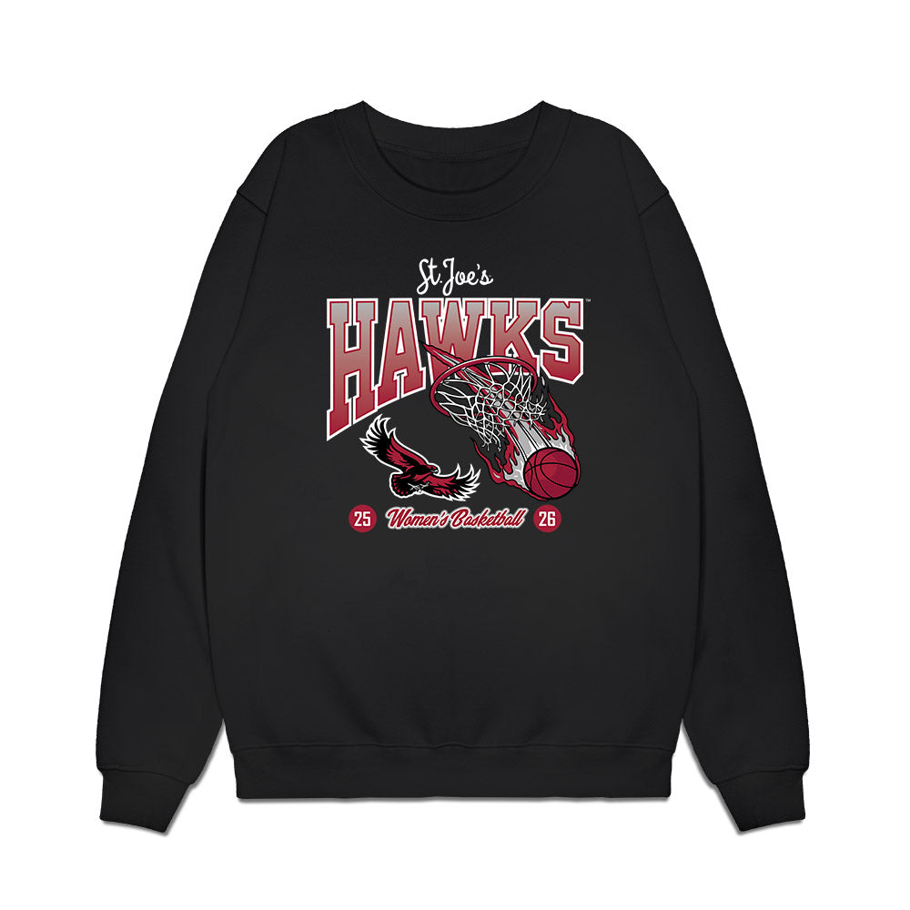St. Joe's - NCAA Women's Basketball : - Premium Crewneck Sweatshirt-0