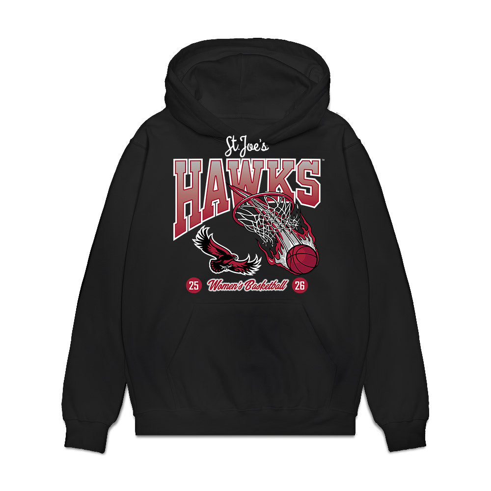 St. Joe's - NCAA Women's Basketball : - Roster Premium Hooded Sweatshirt-0