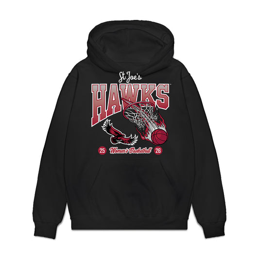 St. Joe's - NCAA Women's Basketball : - Roster Premium Hooded Sweatshirt-0