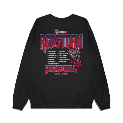 St. Johns - NCAA Men's Basketball : - Roster List Premium Crewneck Sweatshirt-1