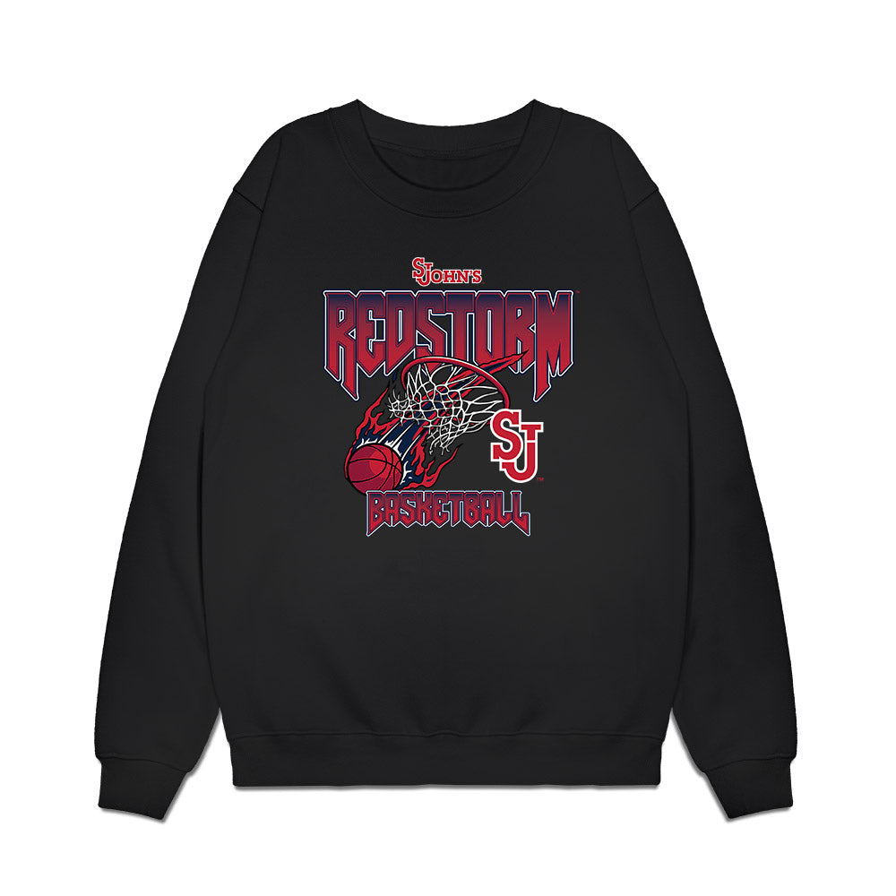 St. Johns - NCAA Men's Basketball : - Roster List Premium Crewneck Sweatshirt-0