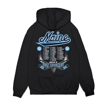 Maine - NCAA Men's Ice Hockey : Roster Premium Hooded Sweatshirt-1